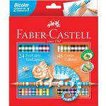 Lápis de Cor 48 Cores Bicolor Faber-castell