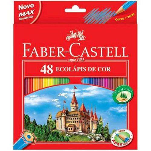 Lápis de Cor 48 Cores Linha Vermelha Faber Castell