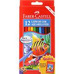 Lápis de Cor Aquarelável - 12 Cores - Faber-Castell