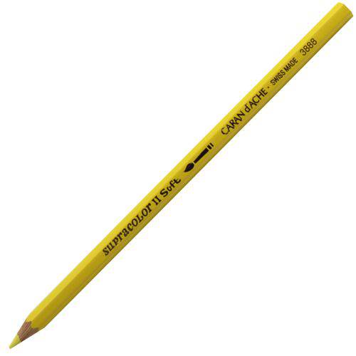 Lápis de Cor Aquarelável Caran D'ache Supracolor Amarelo Limao 240