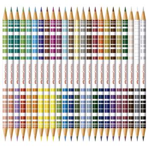 Lápis de Cor Bicolor Estojo com 24 Lápis/ 48 Cores Faber-Castell