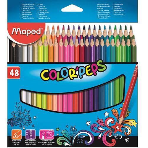 Lápis de Cor Color Peps 48 Cores 832048zv Maped