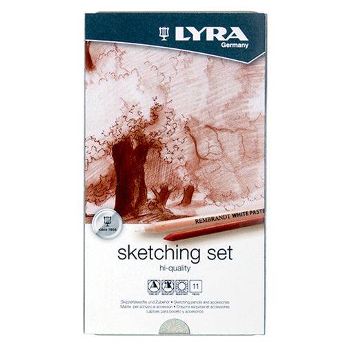 Lapis de Cor Lyra Rembrandt Sketching Set 11 Peças