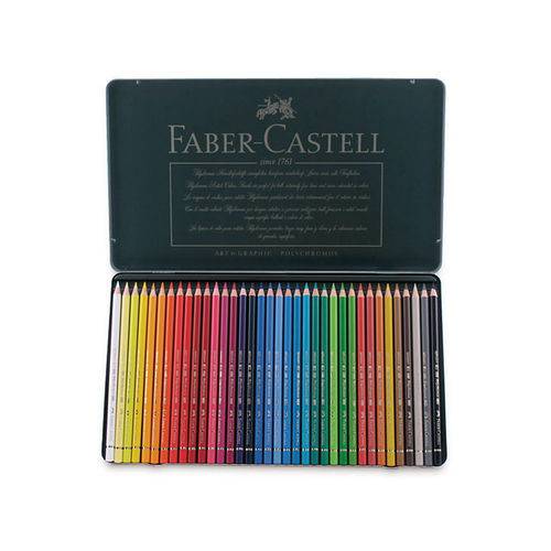 Lápis de Cor Polychromos Estojo com 36 Cores Ref.110036 Faber-castell