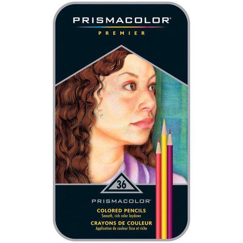 Lápis de Cor Prismacolor Premier Kit 36 Cores