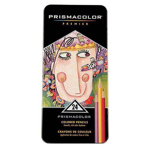Lápis de Cor Prismacolor Premier Kit com 24 Cores