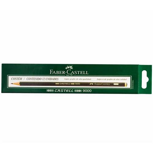 Lápis Faber-Castell 9000 - 3b Caixa com 12 Unidades