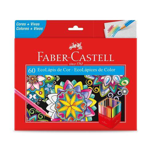 Lápis Faber Castell EcoLápis 60 Cores