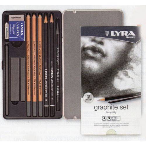 Lapis Lyra Rembrandt Graphite Set 11 Peças