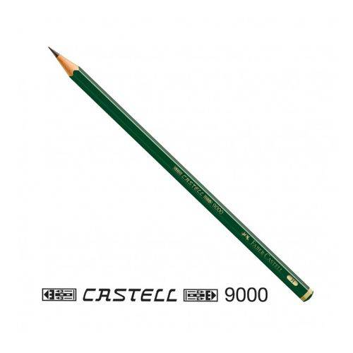 Lápis Preto H Graduado Regent 9000 - Faber Castell Cx com 12 Unidades