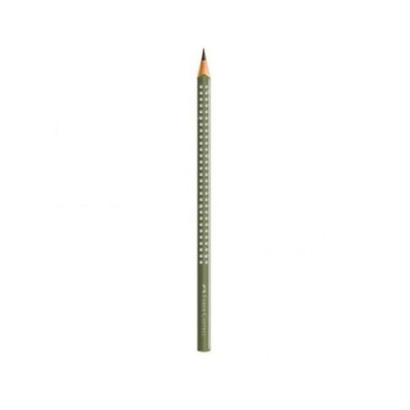 Lápis Triangular Grip Sparkle Faber Castell - Verde