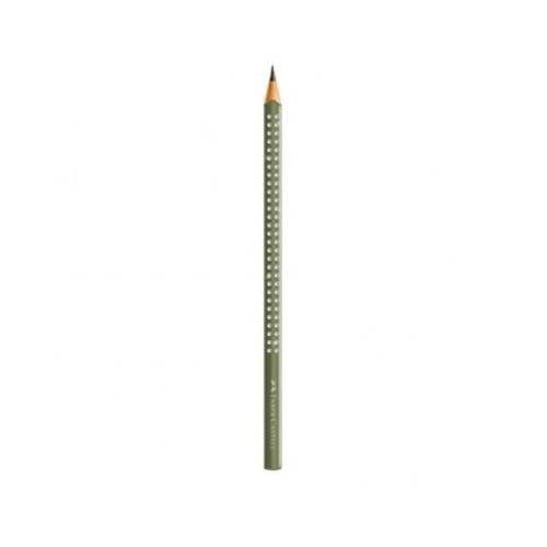 Lápis Triangular Grip Sparkle Faber Castell - Verde