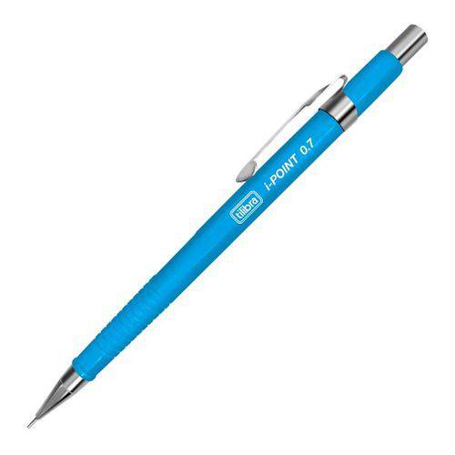 Lapiseira 0,7mm I-Point Neon Azul Tilibra