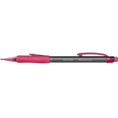 Lapiseira Faber Castell Poly Click 0.5 Mm Rosa LP05CLICKR