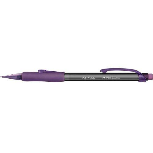 Lapiseira Faber Castell Poly Click 0.5 Mm Roxo LP05CLICKRX