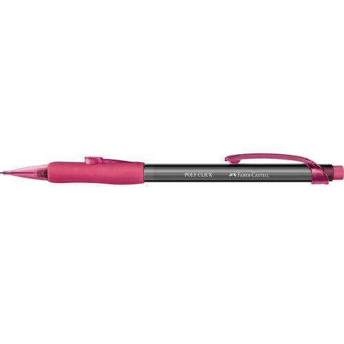 Lapiseira Faber Castell Poly Click 0.7 Mm Rosa LP07CLICKR