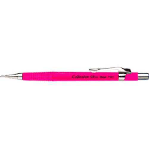 Lapiseira P207 0,7mm Rosa Fluor Sharp Pentel
