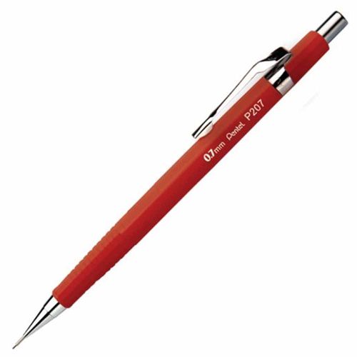 Lapiseira Pentel 0.7 Sharp P207 Vermelha 240714