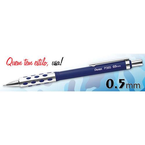 Lapiseira Pentel P365 0.5mm Azul