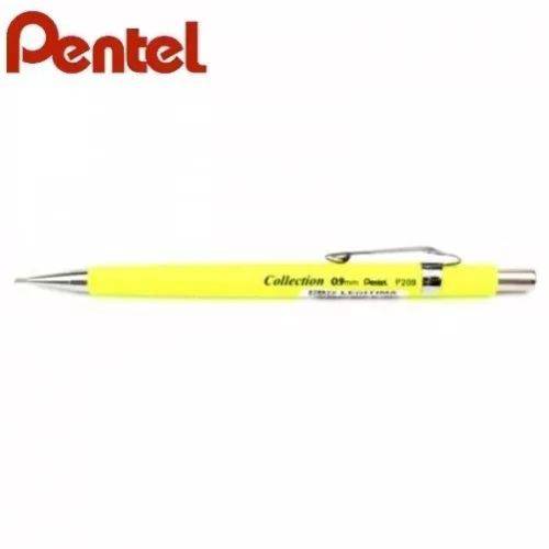 Lapiseira Pentel Sharp 200 0,9mm P209 Amarelo Fluo