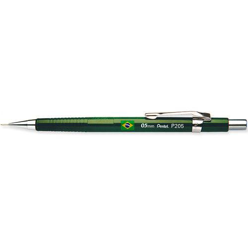 Lapiseira Pentel Sharp - P200 0.5 Mm Verde Brasil SM/P205-DB