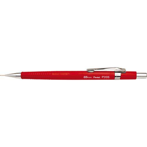 Lapiseira Pentel Sharp - P200 0.5 Mm Vermelho Sm/p205-fr