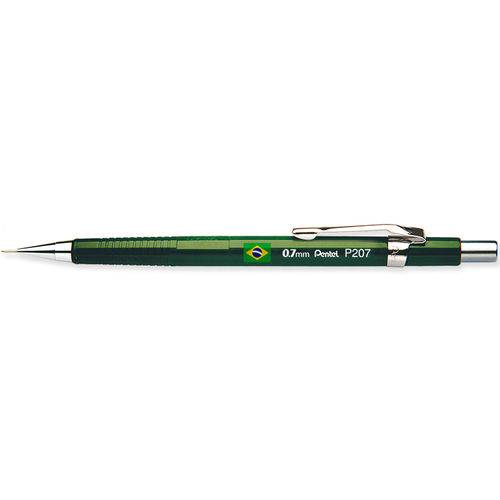 Lapiseira Pentel Sharp - P200 0.7 Mm Verde Brasil SM/P207-DB
