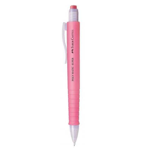 Lapiseira Poly Matic Super 0.7mm Rosa - Faber-castell