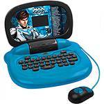 Laptop Infantil Max Steel 8050 Azul e Preto com 30 Atividades - Candide