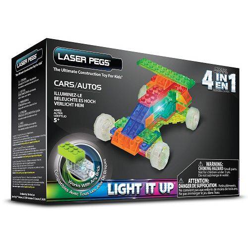 Laser Pegs Carros - 4 em 1