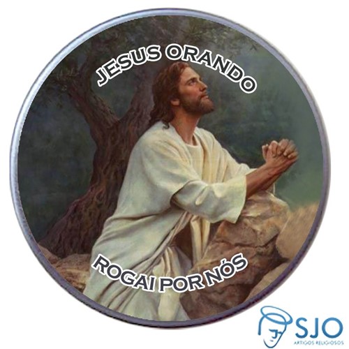Latinha de Jesus Orando | SJO Artigos Religiosos