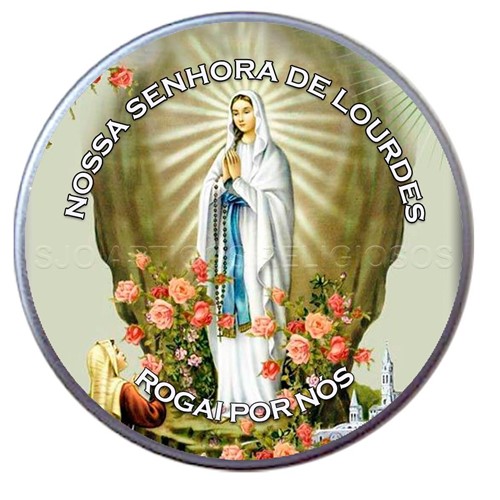 Latinha de Nossa Senhora de Lourdes | SJO Artigos Religiosos