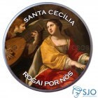 Latinha de Santa Cecília | SJO Artigos Religiosos