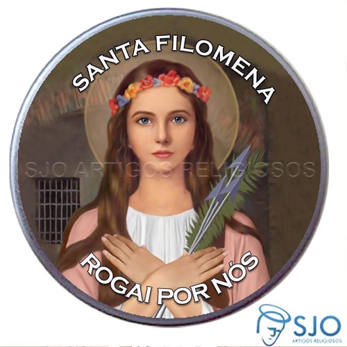 Latinha de Santa Filomena | SJO Artigos Religiosos
