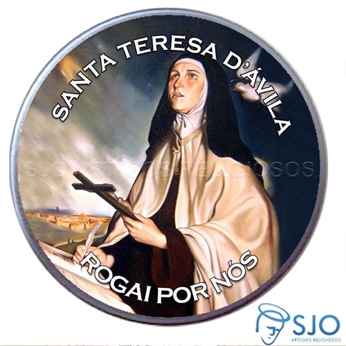 Latinha de Santa Teresa D'Ávila | SJO Artigos Religiosos