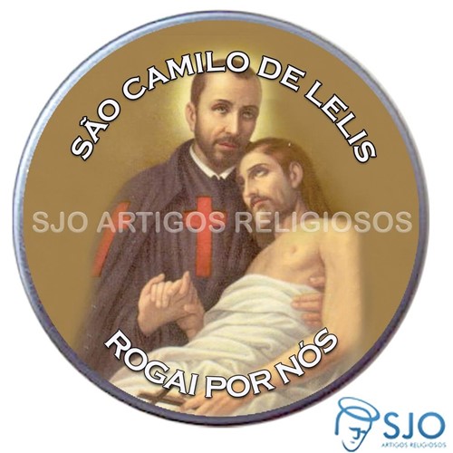 Latinha de São Camilo de Lellis | SJO Artigos Religiosos
