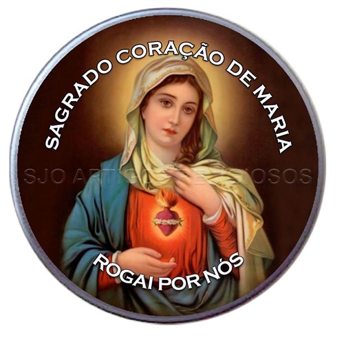 Latinha do Sagrado Coração de Maria | SJO Artigos Religiosos