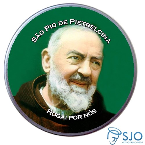 Latinha São Pio de Pietrelcina | SJO Artigos Religiosos