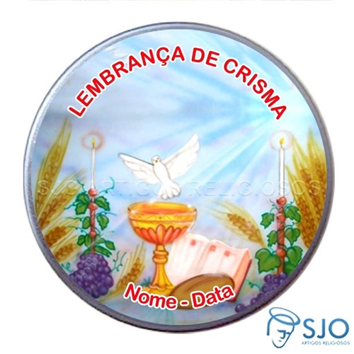 Latinhas de Crisma - Mod. 04 | SJO Artigos Religiosos