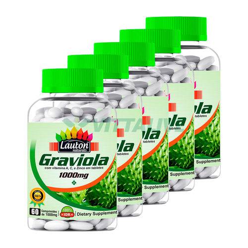 Lauton Naturals Kit 5 Graviola 60 Comp