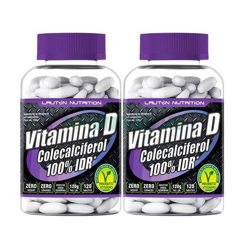 Lauton Nutrition Kit 2x Vitamina D 120 Tabs