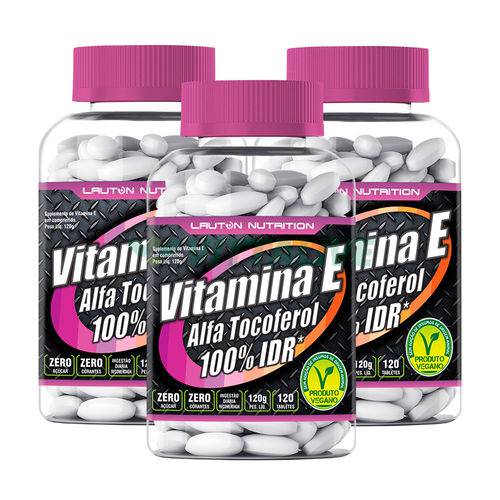 Lauton Nutrition Kit 3x Vitamina e 120 Tabs