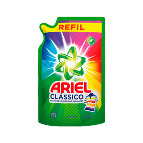 Lava Roupas Líquido Ariel Classic 1,5l (Sachê)