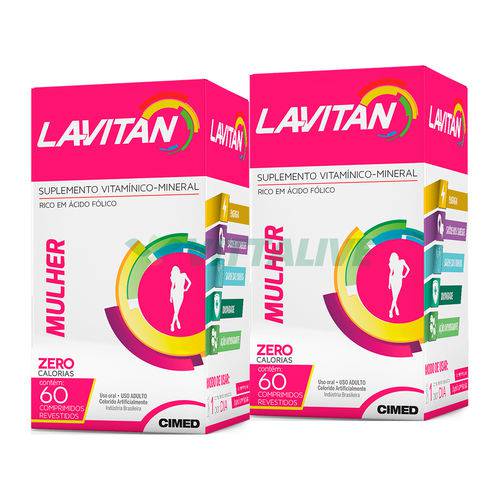 Lavitan Kit 2x A-z Mulher 60 Comp