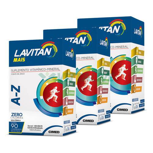 Lavitan Kit 3x Mais A-z 90 Comp