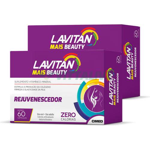 Lavitan Kit 2x Mais Beauty Rejuvenescedor 60 Caps