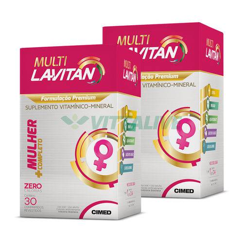 Lavitan Kit 2x Multi Mulher Completo 30 Comp