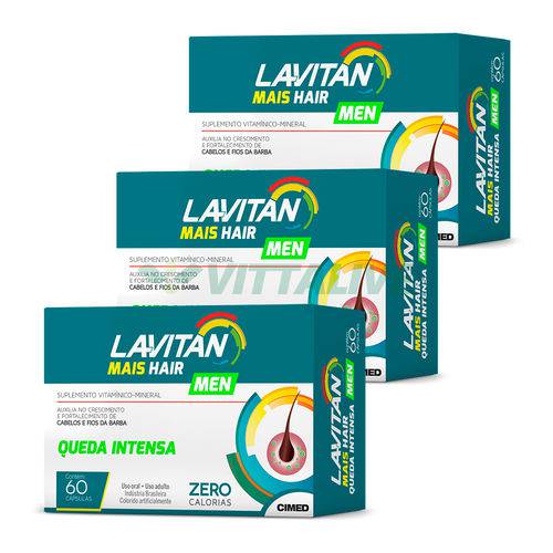 Lavitan Kit 3x Queda Intensa 60 Caps
