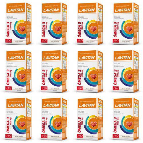 Lavitan Omega 3 Suplemento Vitamínico C/60 (kit C/12)