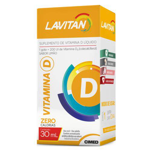 Lavitan Vitamina D 30ml Limao
